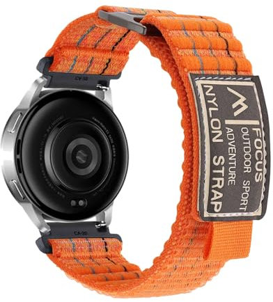 KUWAI Armband Kompatibel mit Xiaomi Mi Watch S3 Uhrenarmband, Weiches Nylon Sportarmband mit Verstellbares Atmungsaktiv Ersatzband für Xiaomi Mi Watch S3 Armbänder für Damen/Herren (F)