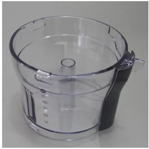 Contenitore for miscelazione for macchine for la lavorazione degli alimenti, compatibile con accessori for tritatutto KENWOOD, contenitore for miscelazione CH250, tazza for miscelazione, tazza for pre