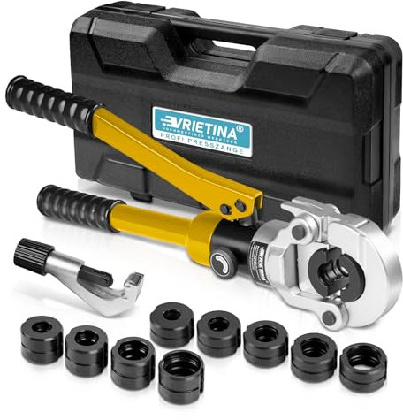 Pince à sertir professionnelle pour tube en cuivre avec contour V et contour TH avec coupe-tuyau, pince à sertir manuelle, pince à sertir pour tuyau composite avec V12, V15, V18, V22, V28 et TH16