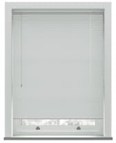 White PVC Venetian Blind 152cm Drop (25mm Slats) 70cm Wide