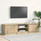 Woonisher Meuble TV Chêne Sonoma 140x40x35,5 cm Bois d'ingénierie Ensemble Meuble TV et Table Basse