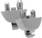 Garneck 2pezzi Ganci Parasole Auto Clip Di Fissaggio Per Visiera Accessori Per Veicoli Facile Installazione E Resistente All Usura Colore Grigio