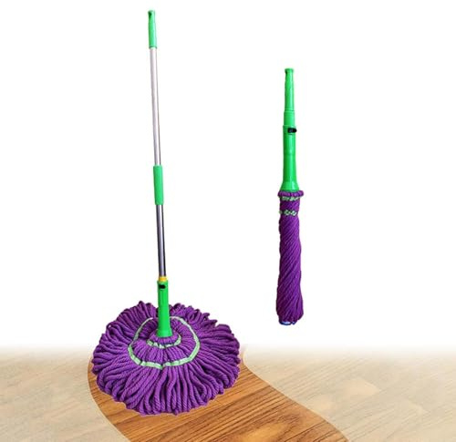 Easy Mop – Telescopic Mop With Drainer | Cleaning Tool With Easy Squeezer For Home Commercial Ceramic Tile And Wood Floors Kitchen Restaurant Hospital Gara