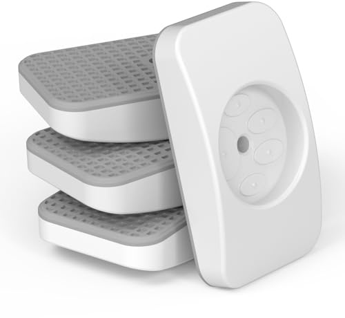 YEAUPE PRO 4 Stück Wandschutz Pads für Treppenschutzgitter ohne Bohren & Türschutzgitter – Babygitter-Wandschutz, Rechteckige Schutzpads für Türgitter Baby – Für Kindergitter Tür und Treppengitter