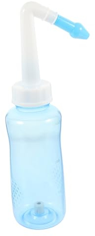 CTIRCHIU 300ml Nasenspülflasche Nasenreiniger aus Kunststoff für Erwachsene und Täglichen Nasenspülung und Nasenreinigung in Blau Zufällige Farbe