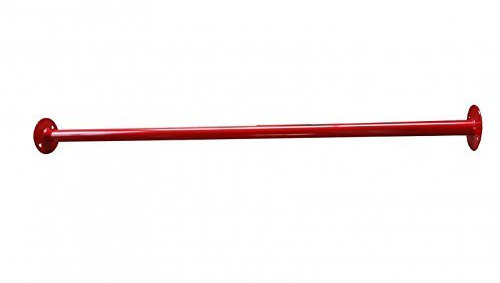 NiroSport Klimmzugstange Reckstange Turnstange Turnreck Kletterstange Garten Metall bis 130 kg 78 cm 122 cm und Wunschlänge