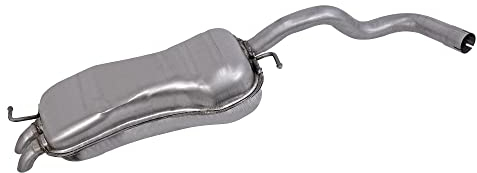 BESTPRICE 1x Endschalldämpfer Kompatibel mit AUDI A3 (8L1), SEAT LEON (1M1), VW GOLF 4 (1J1), NEW BEETLE (9C1, 1C1), NEW BEETLE Cabriolet (1Y7)