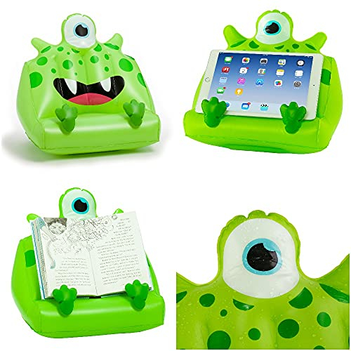 Gifts for Readers & Writers iPad-Ständer für Kinder, kuscheliger Tablet-Ständer & Buchhalter, Lesekissen für Schlafenszeit-Abenteuer, Tablet-Kissen, lustiges Geschenk für Leser und Buchliebhaber