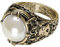 PARTY DISCOUNT Ring mit Perle, gold