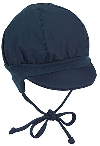 Sterntaler Baby - Jungen Ballonmütze Mütze, Blau (Marine), 45 EU