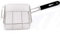 Stainless Steel Deep Fryer Basket, Fish Frying Chip Frying Fry Serving Basket Food Strainer Wire Chip Fried Baskets for Chips, Fries, Shrimps, Onion Rings