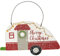 Vintage Camper Weihnachtsschmuck, Retro Wohnmobil Anhänger Urlaub Camping Baum Dekorationen, hängende Wanddekoration von Christmas Market Ornaments 20,3 cm