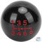 Keenso Auto Schaltknauf, Auto 5 Gang / 6 Gang Rund Manuelle Schaltknauf M10 * 1,5 Aluminiumlegierung Schaltknauf Handball Ersatz für Fit FD2 FN2 EP3 DC2 DC5 F20C5 (6 Gang