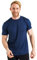 100% Merino T-Shirt Herren Kurzarm - Sport Shirt Männer Wolle, Merino Unterwäsche Herren (XX-Large, Navy)