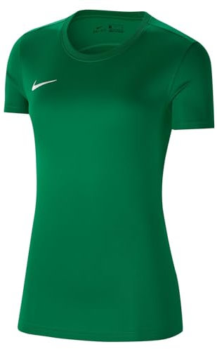 Nike W NK DF Park VII JSY SS Top, Vert pin/Blanc, XXL Femme