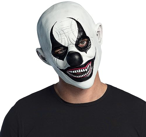 Boland - Horror Maske für Erwachsene aus Latex, Maske für Halloween und Karneval, Accessoire für Kostüme zur Mottoparty, Weiß