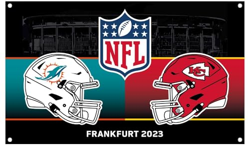 Great Branding NFL Banner Flag 150x90cm Frankfurt Game Dolphins vs. Chiefs