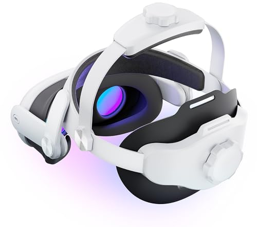 Mytrix Halo-Kopfgurt für Meta Quest 3, Verstellbarer Doppelknopf-Kopfgurt für alle Kopfformen, Komfortables VR-Headset-Gurtzubehör, Ersatz für Elite/Stock-Gurt