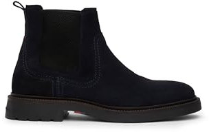 Tommy Hilfiger Uomo Stivaletti Chelsea Comfort Eleganti, Blu (Desert Sky), 42