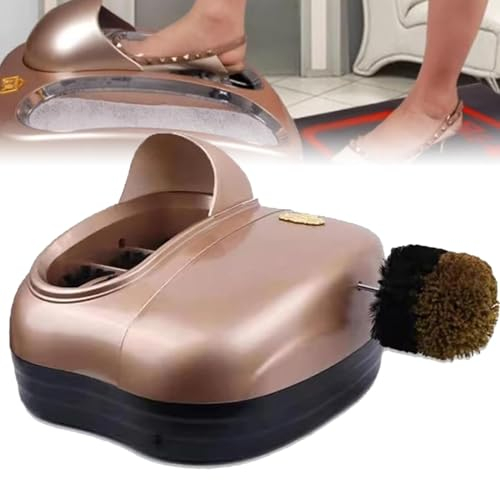 Automatic Brushing Shoe Sole Machine, Shoe Upper and Sole Cleaning Machine, Forward and Reverse, Wipe Clean, for Families, Businesses, Dust-free Workshops, Hotels, Airports, Stations