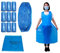 HOT BARGAINS 100 X Disposable Blue Arm Covers + 100 x Blue Aprons Combo Waterproof Arm Sleeves and Aprons For Cooking, Medical, Cleaning Etc.
