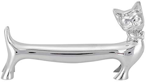 Chopsticks Rest, 4 Pcs Cute Cat Chopsticks Rest Dinner Spoon Stand Stainless Steel Chopsticks Rest Knife Fork Holder for Decoration Home Kitchen