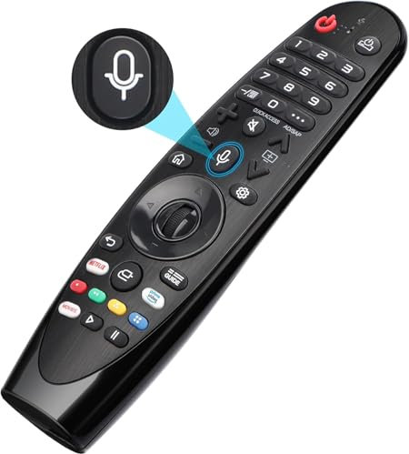 Gvirtue Magic Fernbedienung für LG TV Fernbedienung für LG MR20GA AKB75855501 MR19BA MR18BA Magic Remote, kompatibel mit LG Magic Fernbedienung für LG Smart TV LED OLED 4K Nanocell mit Sprachfunktion