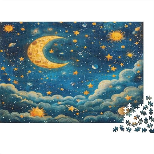 Night Sky Jigsaw Puzzles for Adults 1000 Piece Jigsaw Puzzles for Adults,JigsawPuzzle 1000 Pieces for Adults Challenging Puzzle Games 1000pcs (75x50cm)