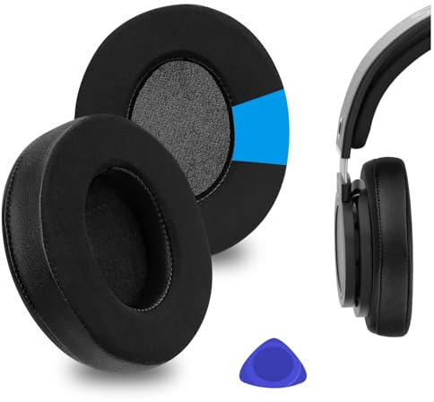 Geekria Sport Cooling-Gel Replacement Ear Pads for Philips SHP9500, SHP9500S, SHP9600 Headphones Ear Cushions, Repair Parts (Black)