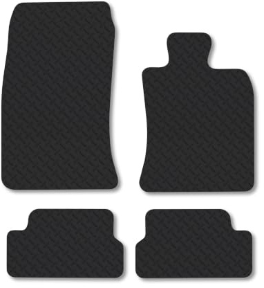 Mini Cooper (2008-2014) 5mm Rubber Car Mats | Heavy Duty Rubber Tailored Fit Floor Mats Full Coverage Durable Waterproof Accessories Easy Clean Anti Slip Made in the UK