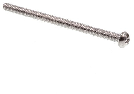 Prime-Line 9003970 Machine Screw, Round Head, Slotted/Phillips Combo, 8-32 X 2-1/2 in, Grade 18-8 Stainless Steel, Pack of 100