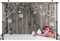 LYWYGG 7X5FT Frohe Weihnachten Weihnachten Hintergrund Schnee Boden Foto Hintergründe Holzwand Fotografie Kulissen für Kind CP-70