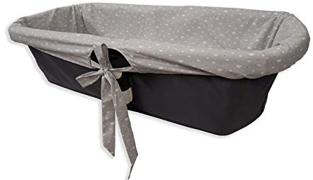Babyline Cloud Gris – Babybett-Abdeckung, 90 x 40 cm