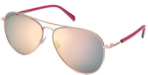 Fossil Unisex Fos 3102/g/s Sunglasses, AU2/0J RED Gold, 58