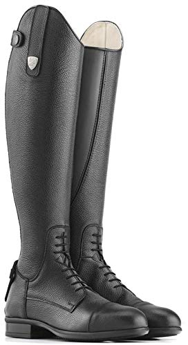 Stivali TATTINI Breton Close Contact in Pelle BOTTALATA con Lacci Anteriori 38