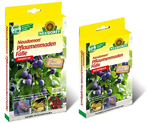 NEUDORFF 1 Pck Neudomon PflaumenmadenFalle & 1 Pck Nachfüllpack