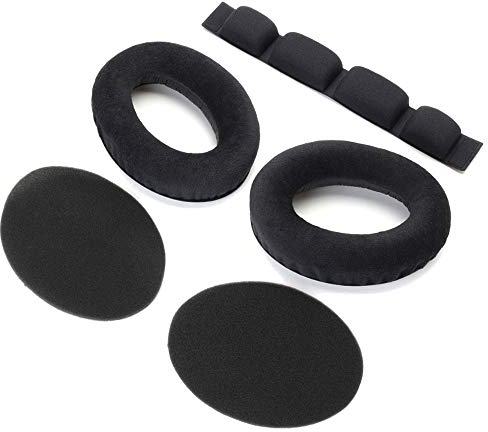 GAOHOU Replacement Headphone Earpad Foam Pads with Headband Compatible with Sennheiser Headset HD545 HD580 HD565 HD600 HD650