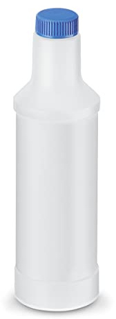 Leerflasche 0,5l mit blauem Deckel