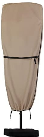 ULTCOVER Housse de parasol de terrasse – 600D imperméable – Housse de parasol extra large – Convient aux parasols double face de 4,9 à 4,6 m
