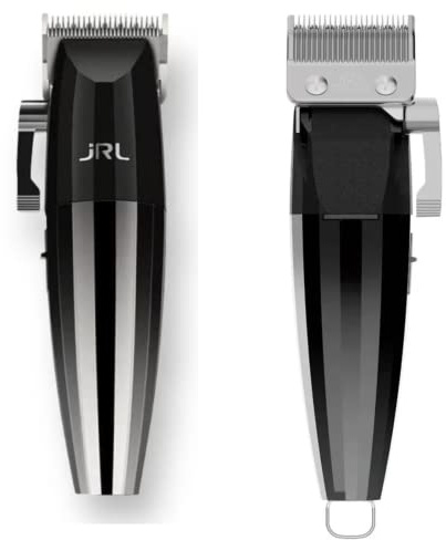 JRL FreshFade FF220C Tondeuse à cheveux professionnelle avec technologie Cool Blade Rechargeable, avec écran LCD et anti-corrosion Argenté