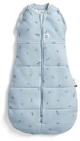 ergoPouch Cocoon Pucksack 2,5 TOG - Babyschlafsack, sanfter, gemütlicher Sitz hilft, den Schreckreflex zu beruhigen, ideal für das Schlafen mit herein/heraus gestreckten Armen, weiches, atmungsaktives