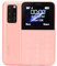 S10P Small Mini Mobile Phone for Students Children, 2G Dual SIM Mobile Phone, 5MP Rear Camera, Long Standby Battery, Lightweight and Small (Pink)