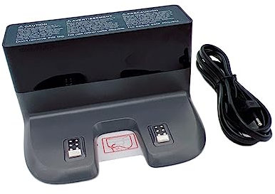 MoVols Station de Charge CH1822, Compatible for ECOVACS Deebot OZMO T8 AIVI T8 + T9 + N8 + N8 Pro T9 AIVI Robot aspirateur pièces de Rechange (Color : Dock and EU Cable)