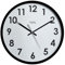 Orium Umweltfreundliche Wanduhr Naturalis Schwarz, leise, 30 cm, modern und verantwortungsvoll