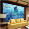 3D Hai Und Delphin Unterwasser Tv Hintergrund Wandbild Wohnzimmer Kinderzimmer Schlafzimmer Wand Fototapete 3D Tapeten Wohnkultur Fototapete 3D Effekt Wohnzimmer Schlafzimmer Kinderzimmer-430cm×300cm