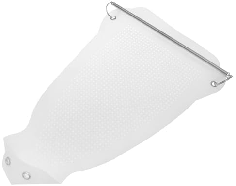 Xhziy 230x155x0.5mm Ironing Shoe Cover Iron Sole Electric Iron Auxiliary Tool Ironing Protector Ironing Cleaner Soleplate for Iron Safe Slip on Most Standard Size Electric Iron 1pcs