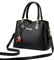 Allbestop Damen-Einkaufstasche, modische Handtaschen, Geldbörse, Umhängetasche, Ledertasche für Damen Taktischer Gürtel Mit Taschen (Black, One Size)