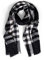 STREET ONE Damen A572600 Karierter Schal, Black, A