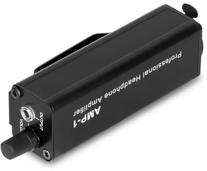 Solinder Kopfhörerverstärker In-Ear Monitorverstärker Tragbarer Ohrverstärker Konverter XLR zu 3,5 MM Audio Ohrverstärker Konverter Plug & Play für Gruppenleistungen