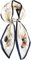 FonVan Seidenschal Seide Haarschal für Damen, Halstücher, Bandana, Satin Schal Kopftuch, Halstücher für Handtaschen, Handtaschen-Zubehör, Seidentücher Scarf (White Horse)